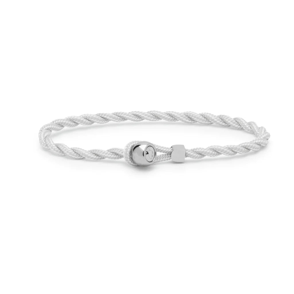 PIG & HEN EASY ED WHITE LIGHT GREY/SILVER BRACELET