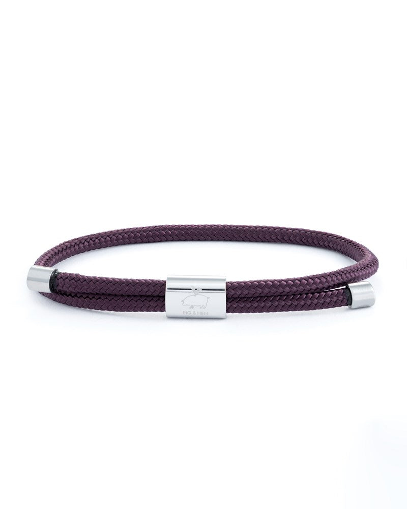 PIG & HEN LADIES LITTLE LEWIS PLUM PURPLE/SILVER